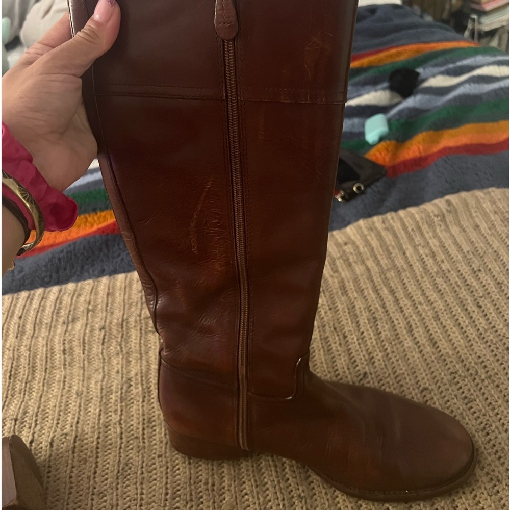 Tory Burch DAMAGE Riding Booots - Picture 5 of 9